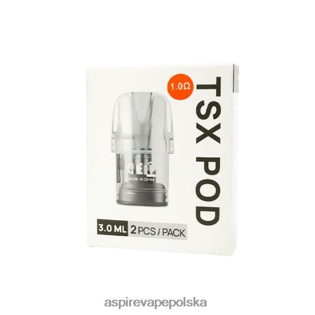 Aspire Tsx Pod 1,0 om (3,0 ml)/2 szt. w opakowaniu (kompatybilne z cyber s i cyber x)T60R234 Aspire Vape Warszawa